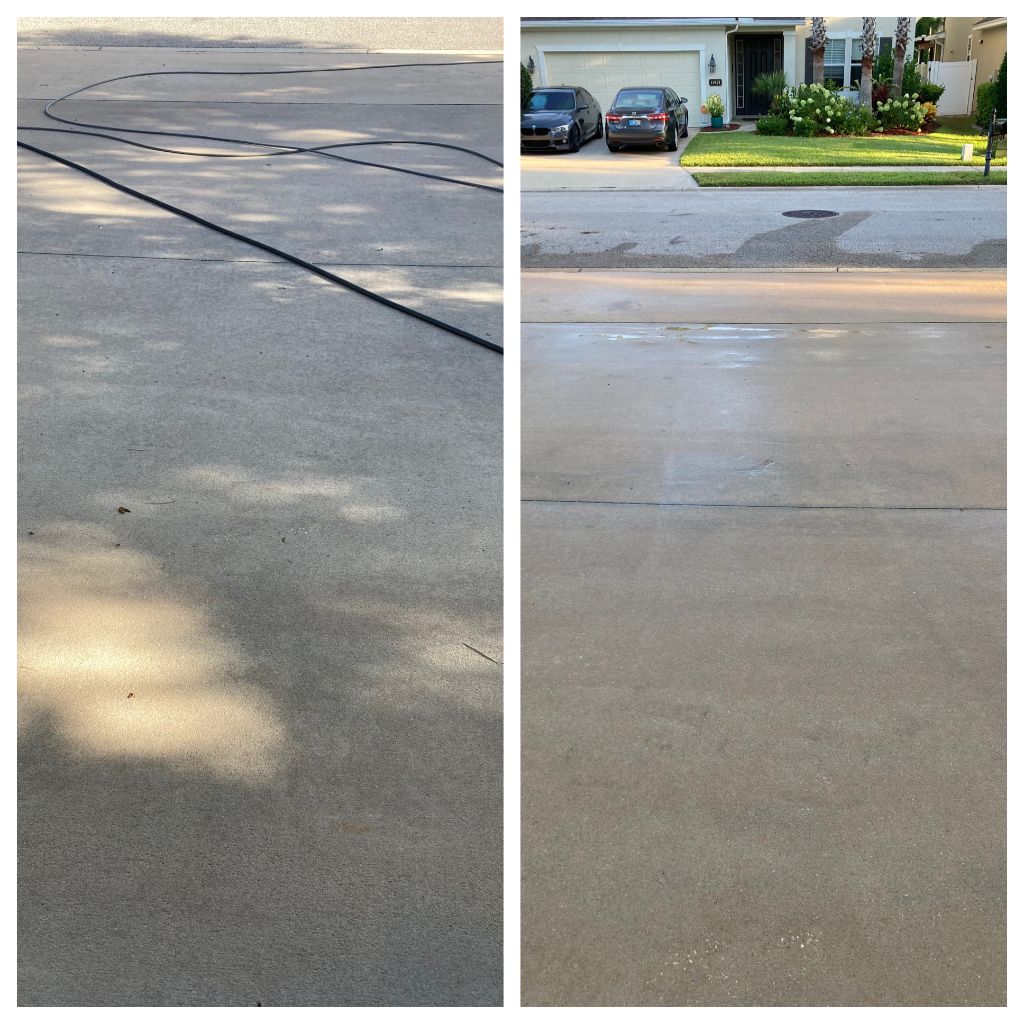 Driveway Pressure Washing and Fence Pressure Washing in Jacksonville, FL