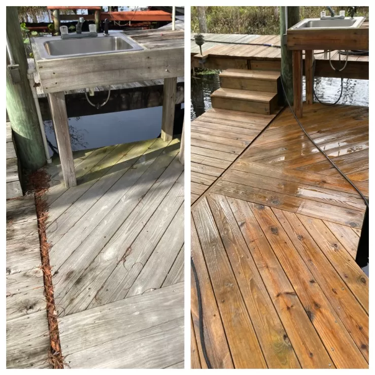 Wood Deck Cleaning in Fruit Cove, FL