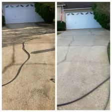 Driveway And Back Deck Pressure Washing In Jacksonville, FL 2