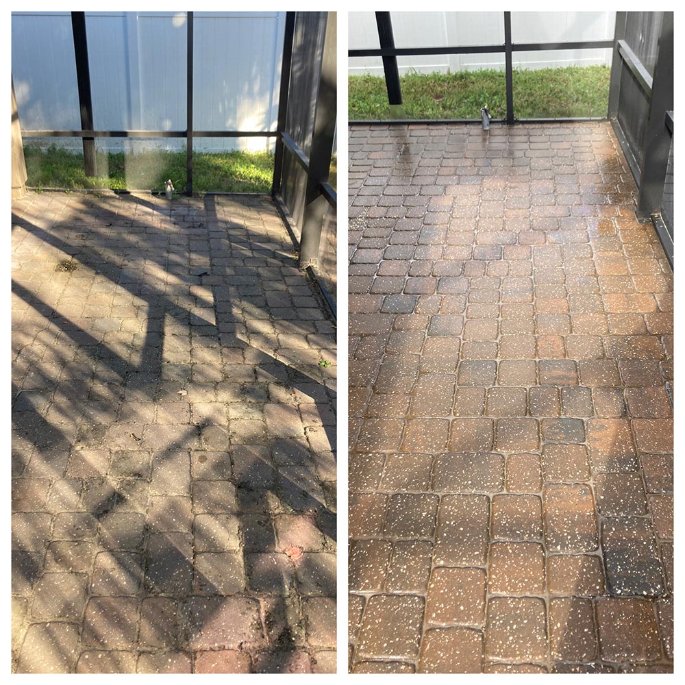 Paver cleaning in st johns fl