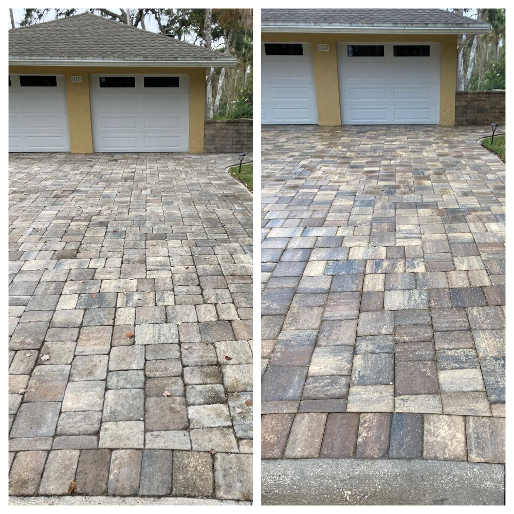 Paver Cleaning at Sawgrass in Ponte Vedra Beach, FL