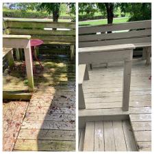 Wood Deck Cleaning and House Wash in Jacksonville, FL 5